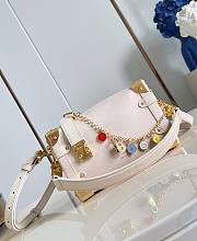 LV Side Trunk PM Calf Leather Chalk M27438 - 19x12.5x7.5cm - 1