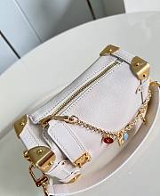 LV Side Trunk PM Calf Leather Chalk M27438 - 19x12.5x7.5cm - 4