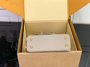 LV Capucines Mini Taurillon Leather Galet Gray M11341 - 21x13.6x8cm - 6