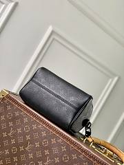LV Speedy P9 Bandouliere 20 Calfskin Leather Ultrablack M28262 - 22x14x17.5cm - 5