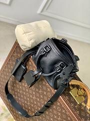 LV Speedy P9 Bandouliere 20 Calfskin Leather Ultrablack M28262 - 22x14x17.5cm - 4