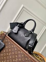 LV Speedy P9 Bandouliere 20 Calfskin Leather Ultrablack M28262 - 22x14x17.5cm - 2