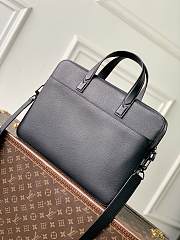 LV Gate Briefcase Waxy Calfskin Black M15258 - 39.5x30x4cm - 5