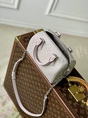 LV Speedy Bandouliere 20 Bag Monogram Empreinte Brume Gray M28343- 20.5x13.5x12cm - 3