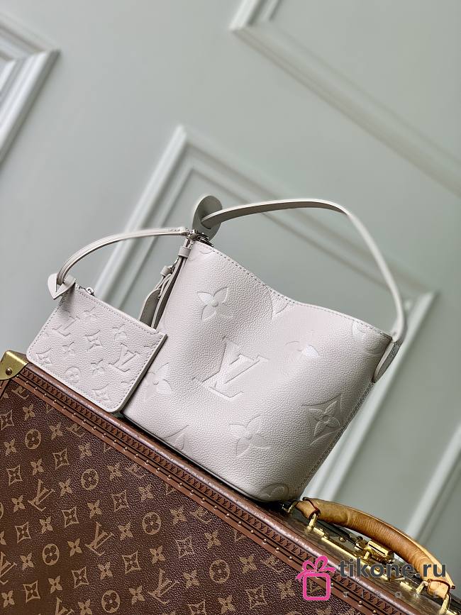 LV All In BB Monogram Empreinte Brume Gray M28342 - 16x18x12cm - 1