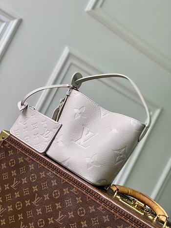 LV All In BB Monogram Empreinte Brume Gray M28342 - 16x18x12cm