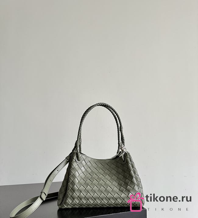 Bottega Veneta Medium Parachute Pickle - 29.5x18.5x17.5cm - 1