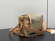 LV Side Trunk MM East West Monogram Denim Khaki - 28x15x7cm - 2