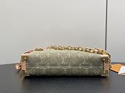 LV Side Trunk MM East West Monogram Denim Khaki - 28x15x7cm - 4