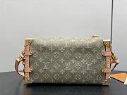 LV Side Trunk MM East West Monogram Denim Khaki - 28x15x7cm - 6