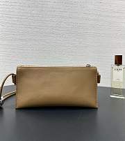 Loewe Joya Pouch In Nappa Calfskin Brown - 22x11x6cm - 2
