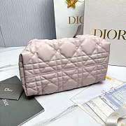 Medium Dior Toujours Bag Powder Pink Macrocannage Calfskin - 28.5x21.5x17cm - 2