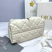 Medium Dior Toujours Bag Latte Macrocannage Calfskin - 28.5x21.5x17cm - 2