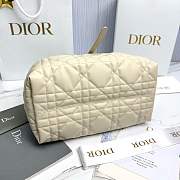 Medium Dior Toujours Bag Light Beige Macrocannage Calfskin - 28.5x21.5x17cm - 6