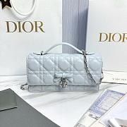 My Dior Mini Bag Ice Blue Cannage Lambskin Bow - 21x11.5x4.5cm - 1