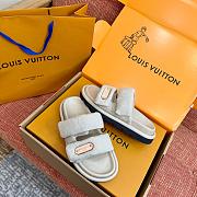 LV Pool Pillow Comfort Mule Grege 1AJL94 - 5