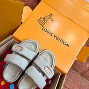 LV Pool Pillow Comfort Mule Grege 1AJL94 - 4