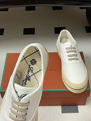 Loro Piana Nantucket Walk Sneaker Cotton Natural (A018) - 6