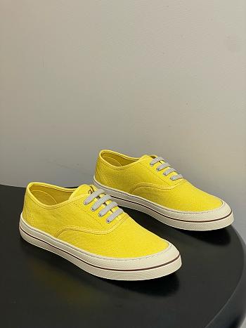 Loro Piana Nantucket Walk Sneaker Cotton Minty Lemon (20I8)