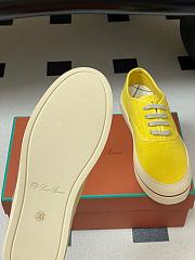 Loro Piana Nantucket Walk Sneaker Cotton Minty Lemon (20I8) - 6