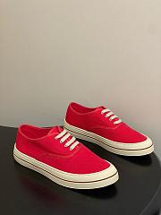 Loro Piana Nantucket Walk Sneaker Cotton Red Tango (R354) - 1