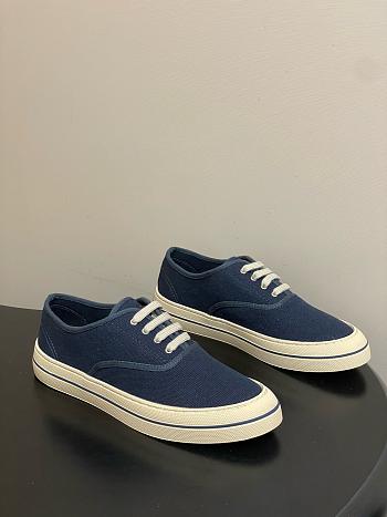 Loro Piana Nantucket Walk Sneaker Cotton Blue Navy (W000)