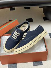 Loro Piana Nantucket Walk Sneaker Cotton Blue Navy (W000) - 2