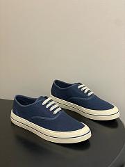 Loro Piana Nantucket Walk Sneaker Cotton Blue Navy (W000) - 4
