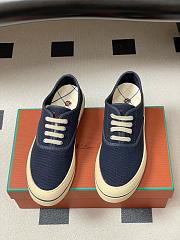 Loro Piana Nantucket Walk Sneaker Cotton Blue Navy (W000) - 3