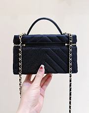 Chanel Vanity with Chain Grained Shiny Calfskin & Gold-Tone Metal Black AP5212 - 19.5x17x5cm - 5