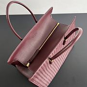 Bottega Veneta Barbara Tote Burgundy - 37x27x24cm - 6