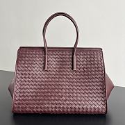 Bottega Veneta Barbara Tote Burgundy - 37x27x24cm - 5