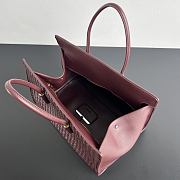 Bottega Veneta Barbara Tote Burgundy - 37x27x24cm - 4