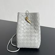 Bottega Veneta Andiamo Phone Pouch Gray - 21.5x14x7cm - 3