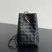 Bottega Veneta Andiamo Phone Pouch Black - 21.5x14x7cm - 1