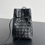 Bottega Veneta Andiamo Phone Pouch Black - 21.5x14x7cm - 4