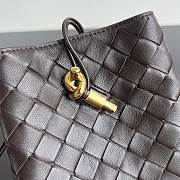 Bottega Veneta Andiamo Phone Pouch Chocolate - 21.5x14x7cm - 6