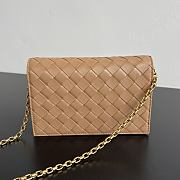Bottega Veneta Andiamo Pouch On Chain Pale Brown - 19x12.6x2cm - 4
