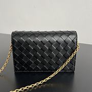 Bottega Veneta Andiamo Pouch On Chain Black - 19x12.6x2cm - 6