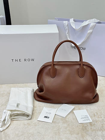 The Row Agnes Leather Bag Brown - 30x15x20cm