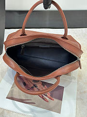 The Row Agnes Leather Bag Brown - 30x15x20cm - 3