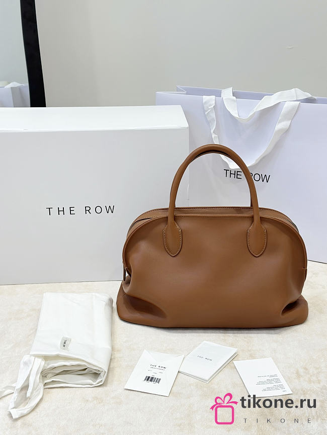 The Row Agnes Leather Bag Light Brown - 30x15x20cm - 1