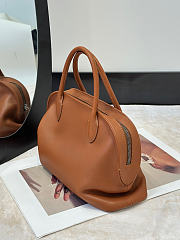 The Row Agnes Leather Bag Light Brown - 30x15x20cm - 5