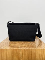 Loewe Medium Flex Messenger In Canvas And Suede Black - 38x27x9.5 cm - 4