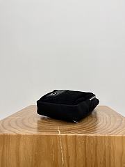 Loewe Flex Sling In Canvas And Suede Black - 31x18x10cm - 4