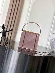 YSL Nuit Blanche In Satin And Crystals Pink - 18x18x1.5cm - 3