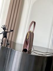 YSL Nuit Blanche In Satin And Crystals Pink - 18x18x1.5cm - 2