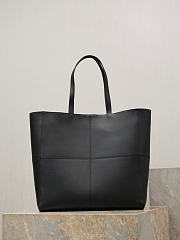 YSL Saint Laurent Paris 4 Carre Tote In Leather Black - 35x35x15cm - 3