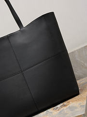 YSL Saint Laurent Paris 4 Carre Tote In Leather Black - 35x35x15cm - 4