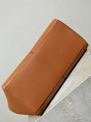 YSL Saint Laurent Paris Small 4 Carre Tote In Leather Brown - 29x29x15cm - 4